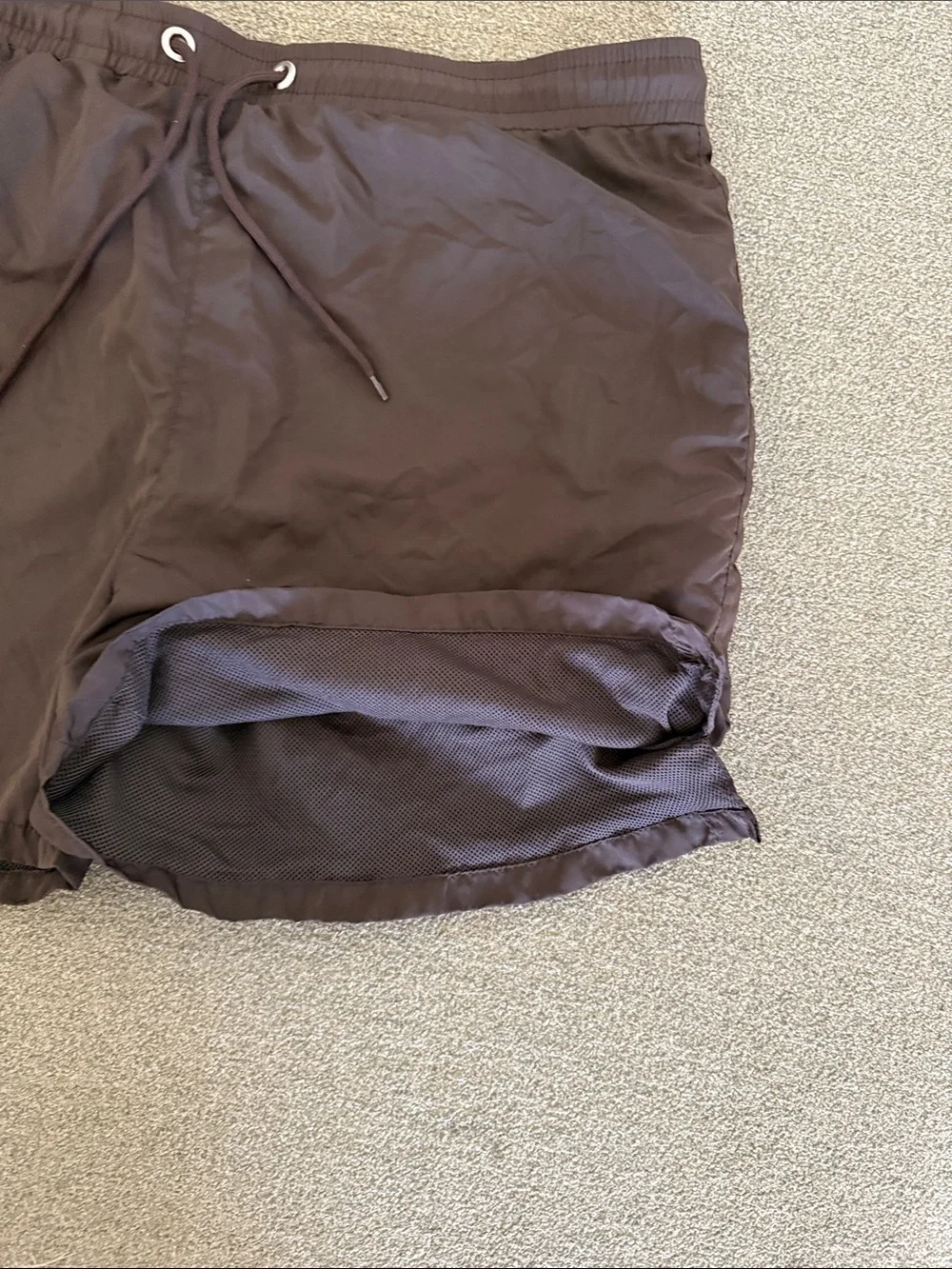 Primitive Men’s Brown Swim Trunks with Drawstring Sz XL